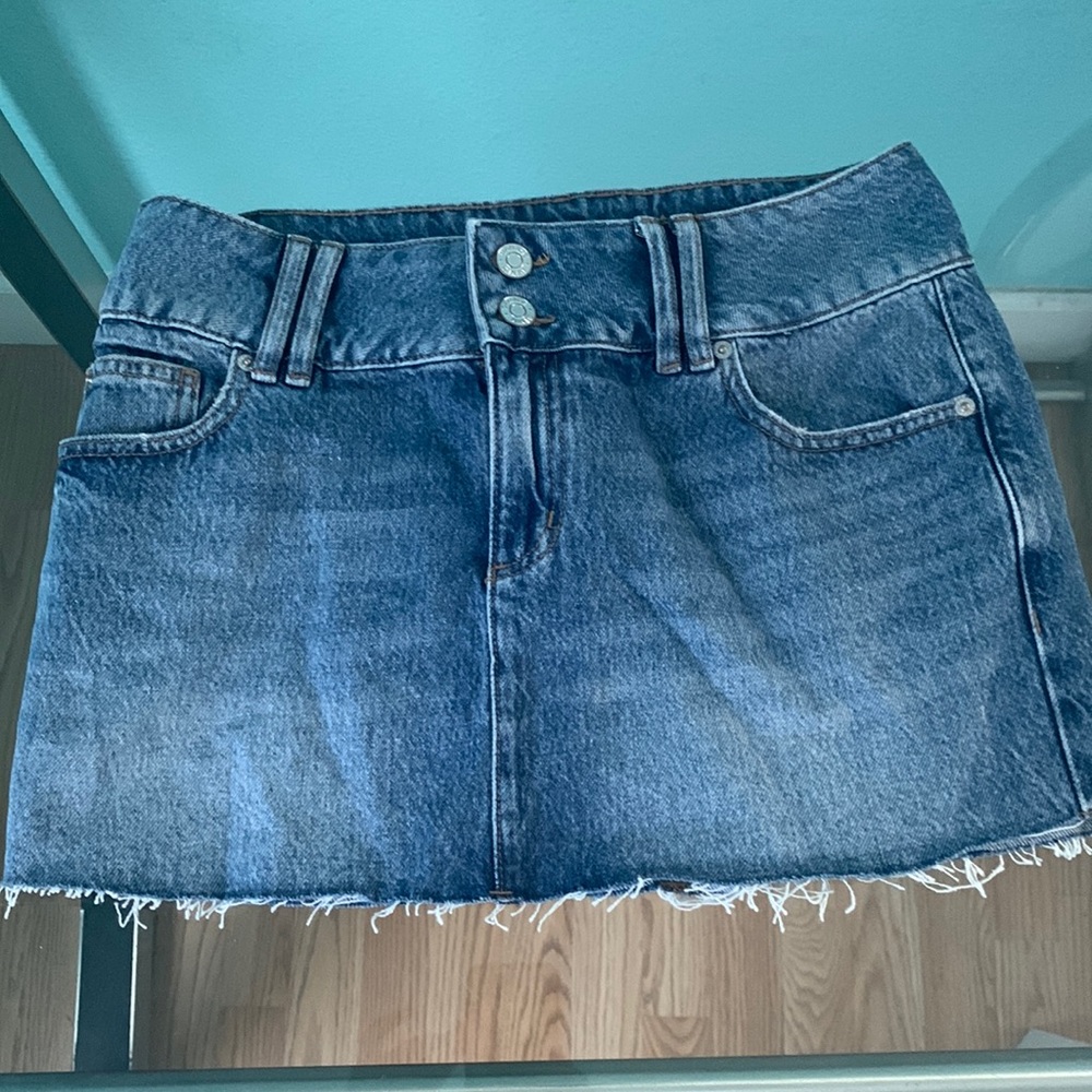 Garage denim skirt
